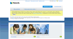 Desktop Screenshot of metlifeamplico.lt